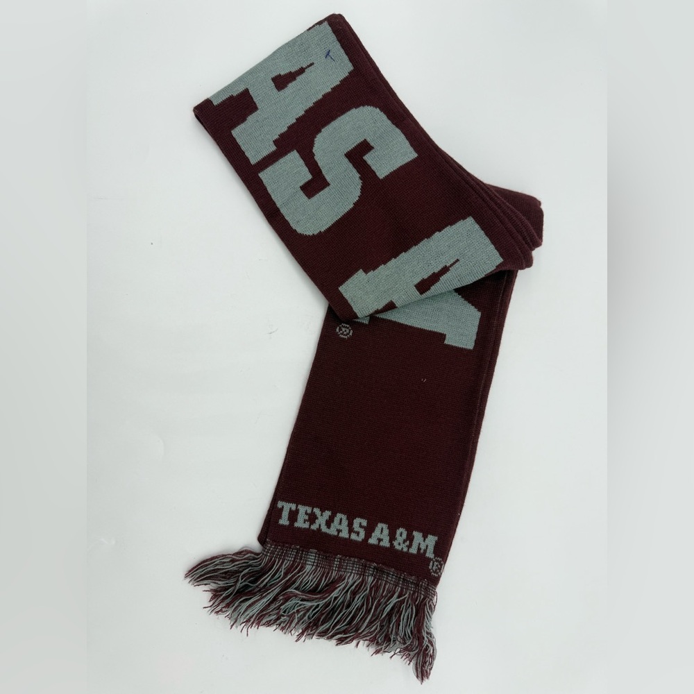 Texas A&M Maroon and Gray Scarf- BNWOT
